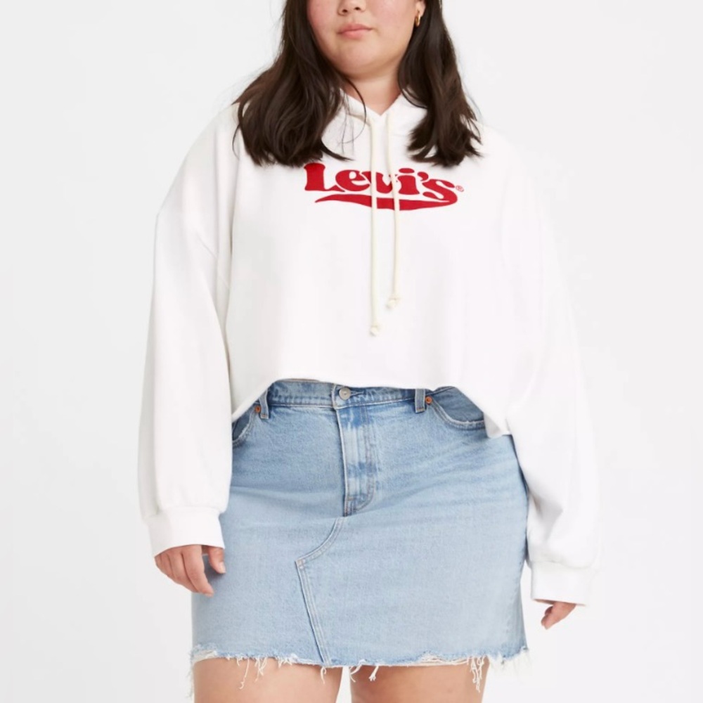Levi Cropped Hoodie Sweatshirt